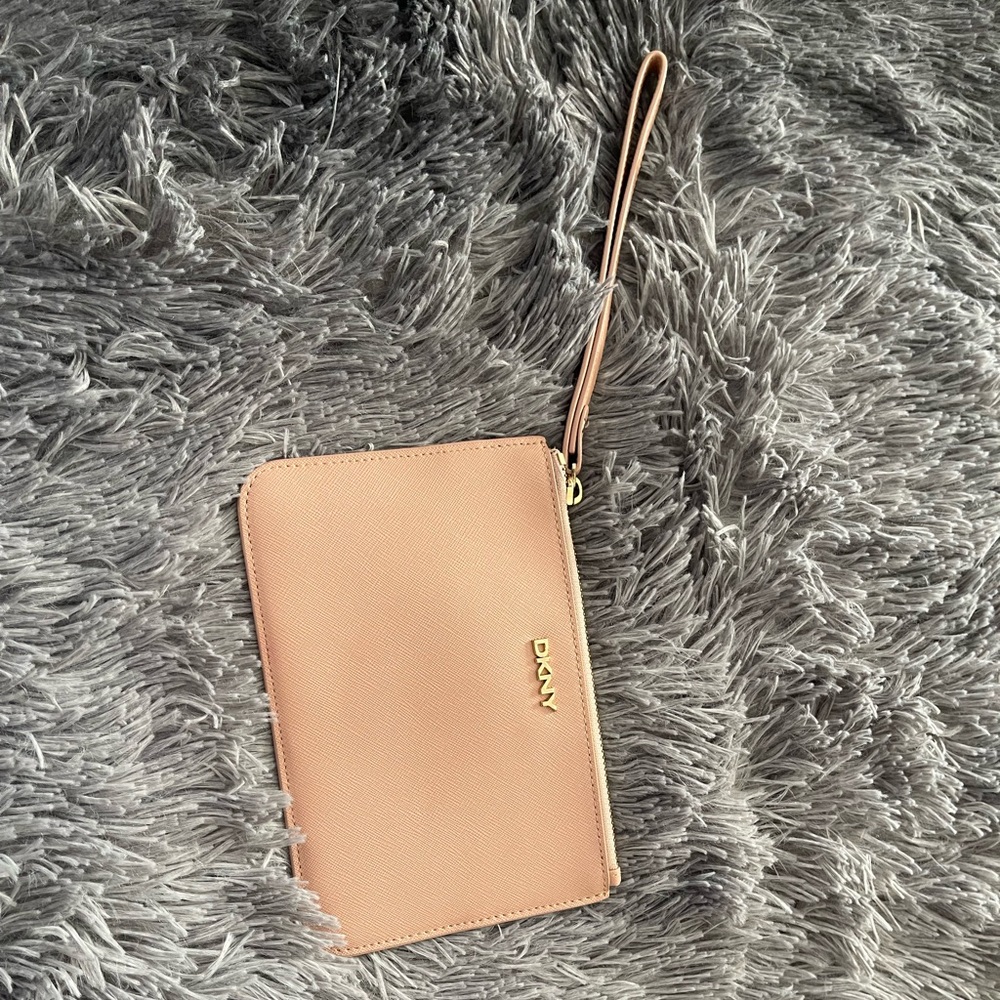 Used DKNY wristlet for women